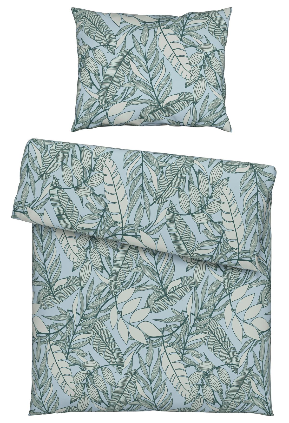 linge de lit Porto ca. 160x210cm - Blau, Modern, Textil (160/210cm) - Premium Living