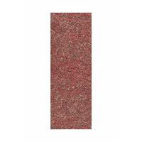 Flachwebeteppich Finish 125 Rot / Gold 80x150 - Rot/Goldfarben, Basics, Leder (80/150cm) - Kayoom