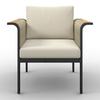 LOUNGESET CASSANDRA - teakfärg/ljusbrun, Modern, metall/trä - Bessagi Garden