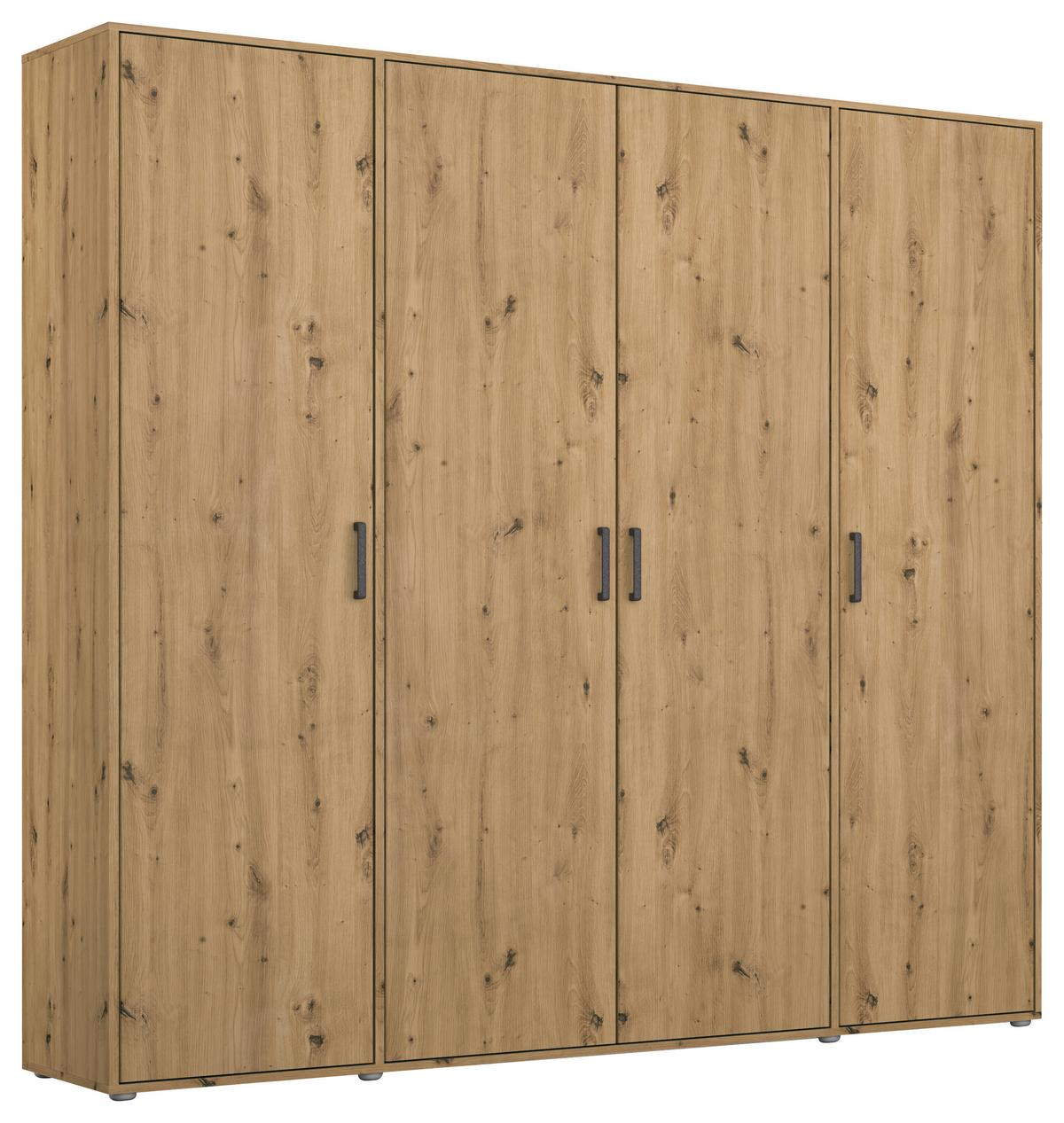DULAP  USI ROTATIVE VOYAGER - stejar Artisan, Modern, material pe bază de lemn (187/194/53cm) - Modern Living