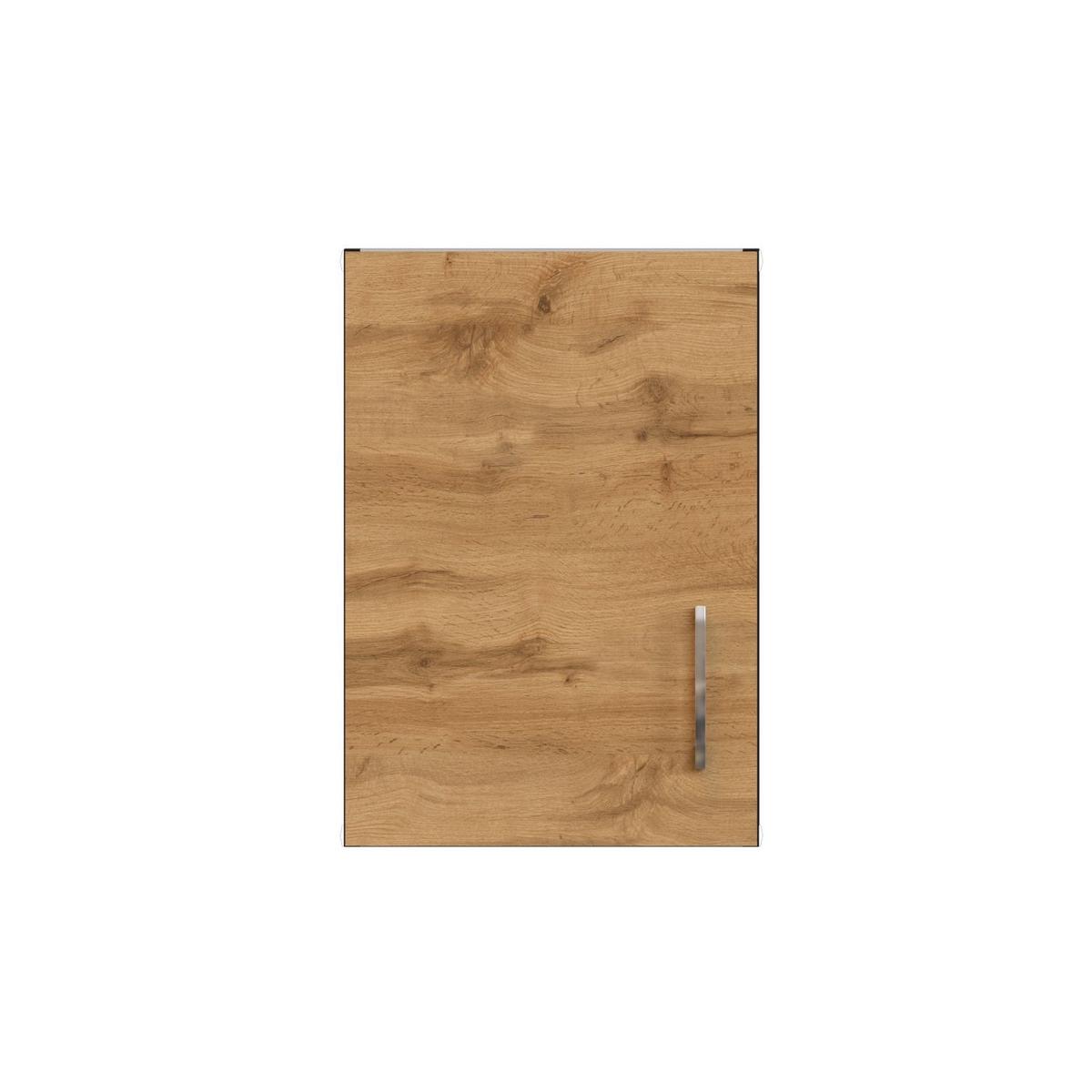Held Küchenoberschrank ca. 40 cm Graphit/Eiche - Chromfarben/Anthrazit, MODERN, Holzwerkstoff/Metall (40/57/34cm) - Held