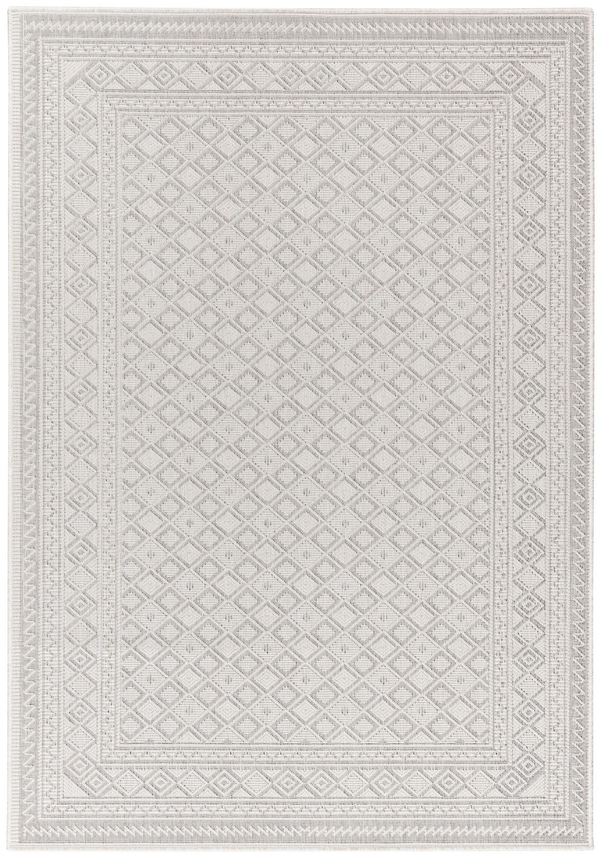 Flachwebeteppich Naturel 3 in Weiss ca. 200x250cm - Weiss, Modern, Textil (200/250cm) - Modern Living