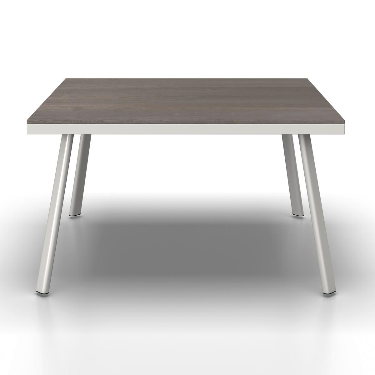 DINING-LOUNGESET ELISA - Weiss/Dunkelgrau, Modern, Kunststoff/Textil (238/74/75cm) - Bessagi Garden