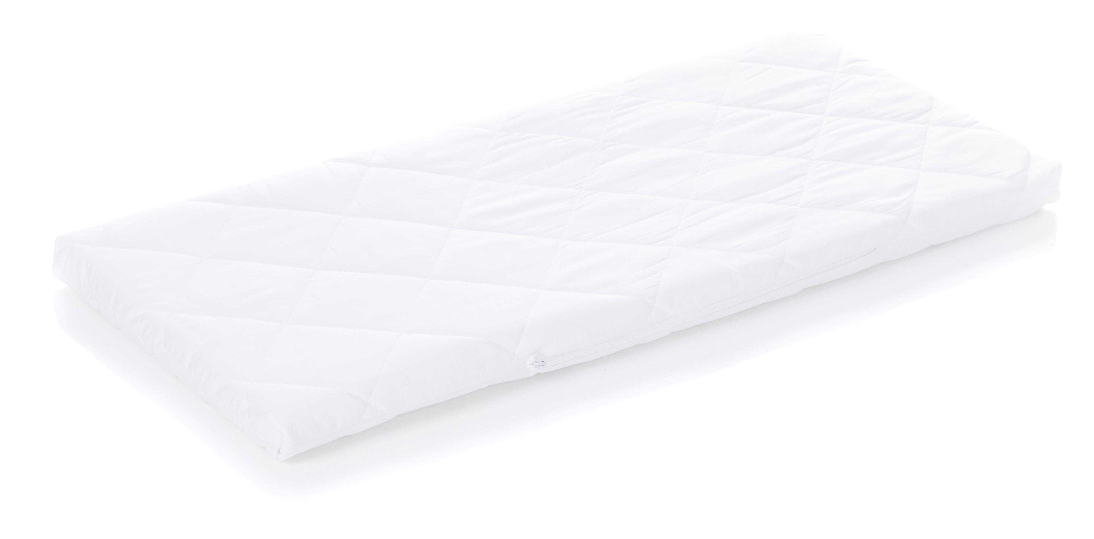 MATERAC DO ŁÓŻKA DOSTAWNEGO 555451 NINO - biały, Basics, tkanina (45/90/4,5cm) - Fillikid