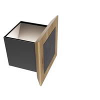 KINKIET LED OBERSTDORF 142691 - kolor dębowy, Natur, kamień/drewno (15/15/15cm)