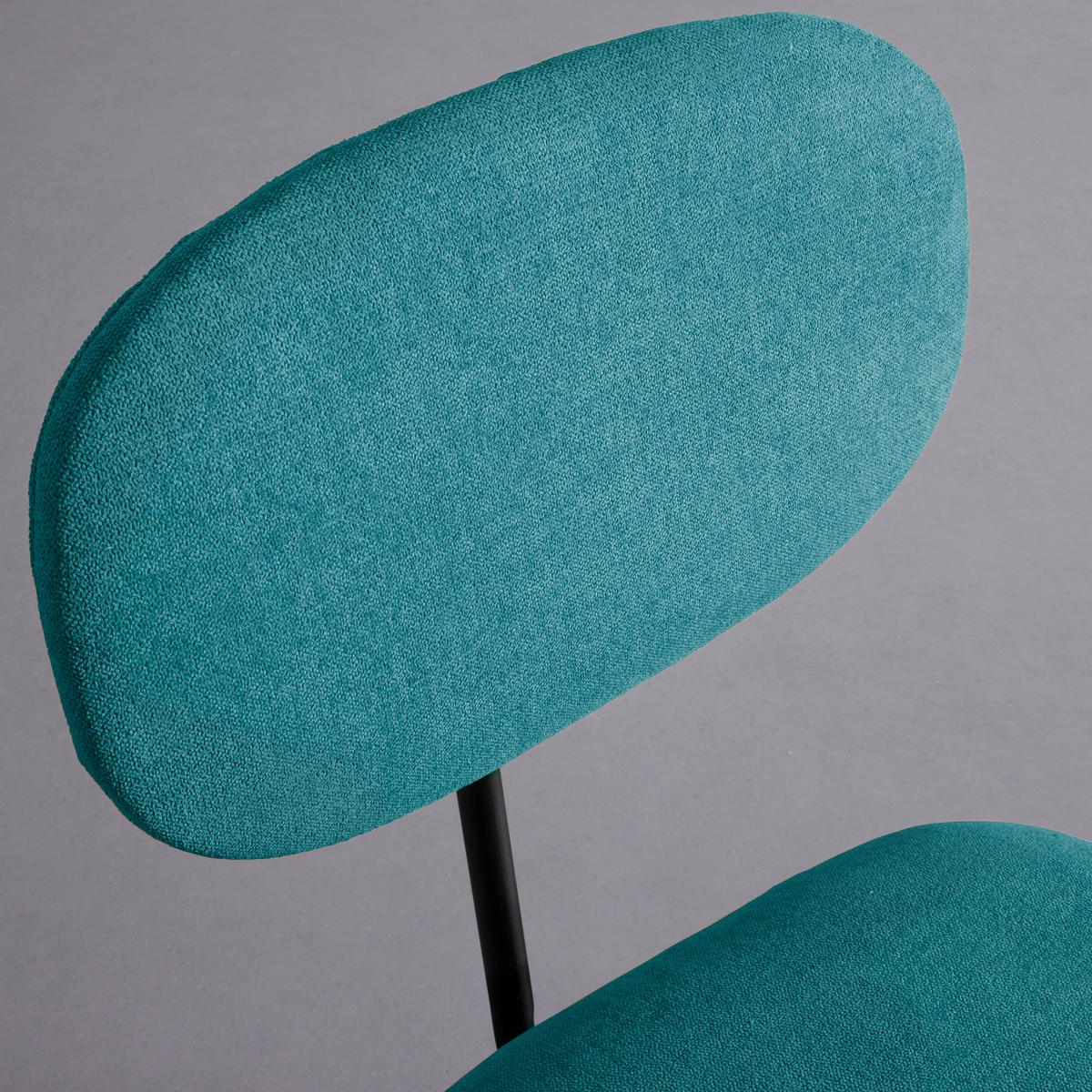 Szék Párban Pino - türkiz/fekete, Modern, textil/fa (46/80/55cm) - Bessagi Home