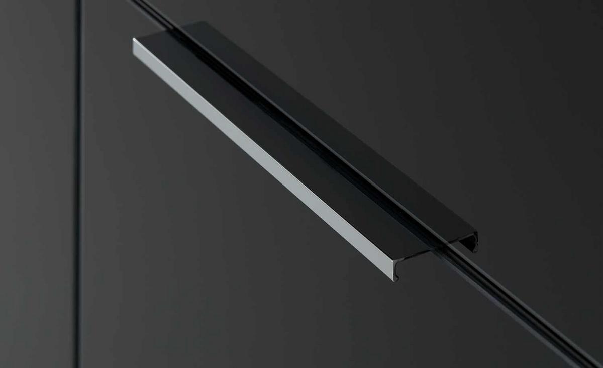 KOMODA DARK 1 - czarny, Konventionell, materiał drewnopochodny/tworzywo sztuczne (90/80/32cm) - MID.YOU