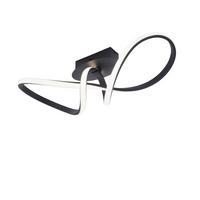 Deckenleuchte 15403-18 max. 15,50 Watt - Schwarz, Design, Metall (61/24,5/27,0cm)