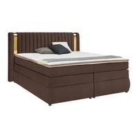 PAT BOXSPRING MINOLA GOLD EXKLUZIV - alună, Konventionell, textil (180/200cm) - Premium Living