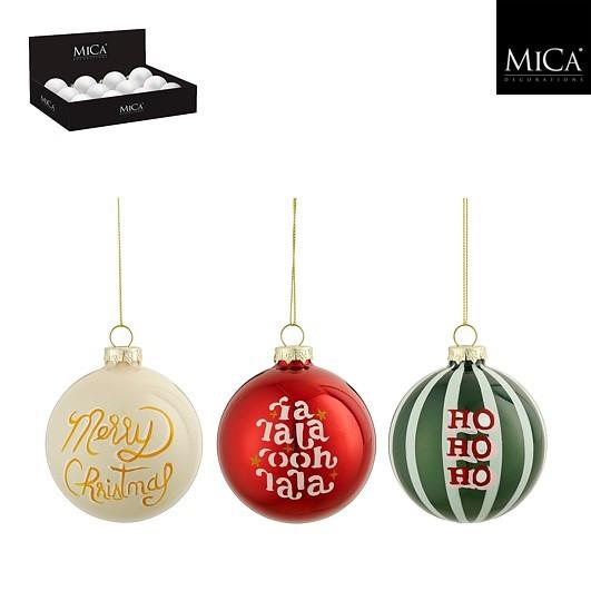 Kroglica Za Božično Jelko Merry - Moderno (8cm) - Mömax