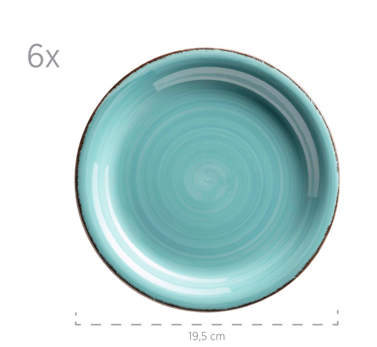KOMBISERVICE 931614, LAGUNA - Blau, Basics, Keramik (60/32/32cm) - Mäser