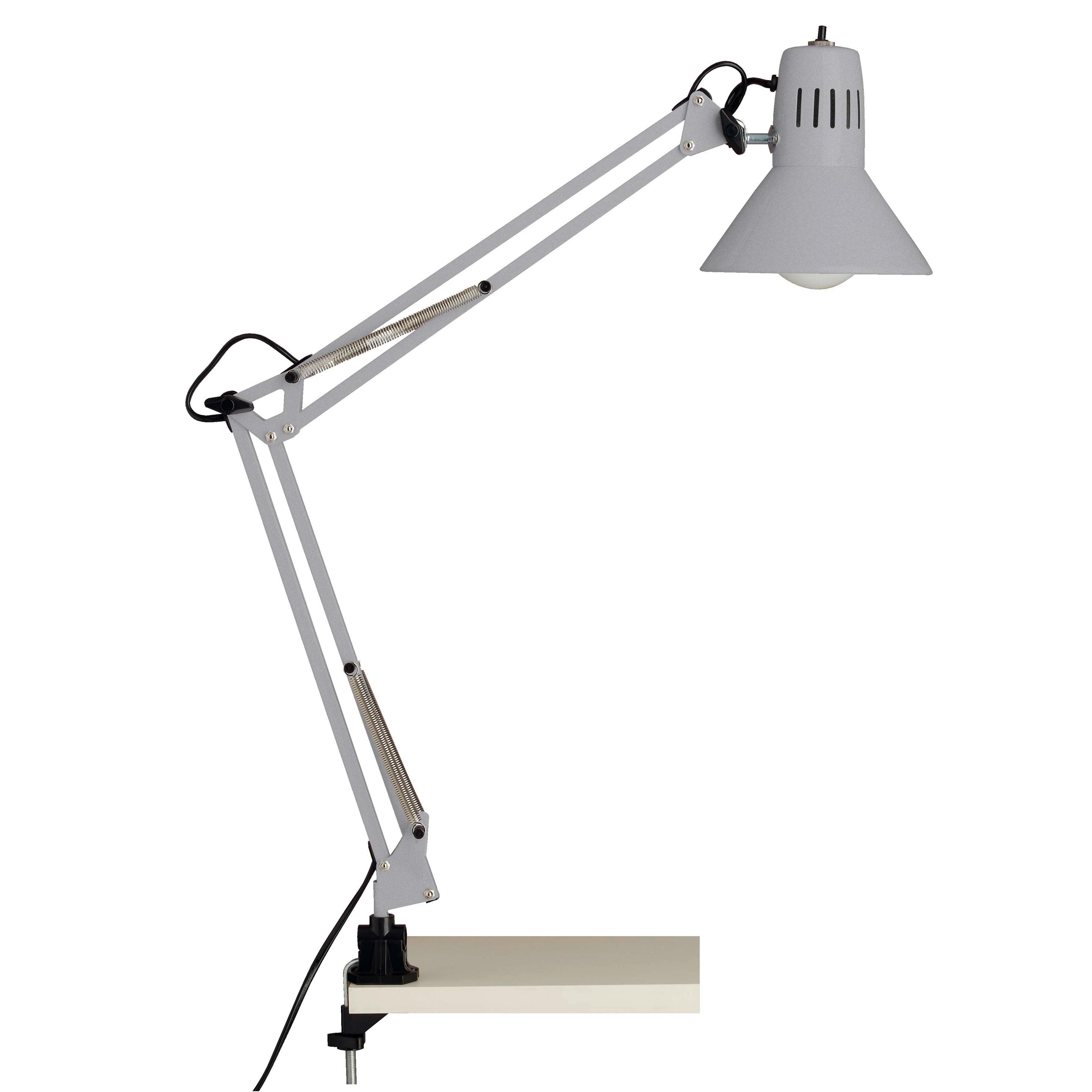 Klemmleuchte Hobby Titanfarben max. 40 Watt - Titanfarben, KONVENTIONELL, Metall (17/70cm) - Brilliant