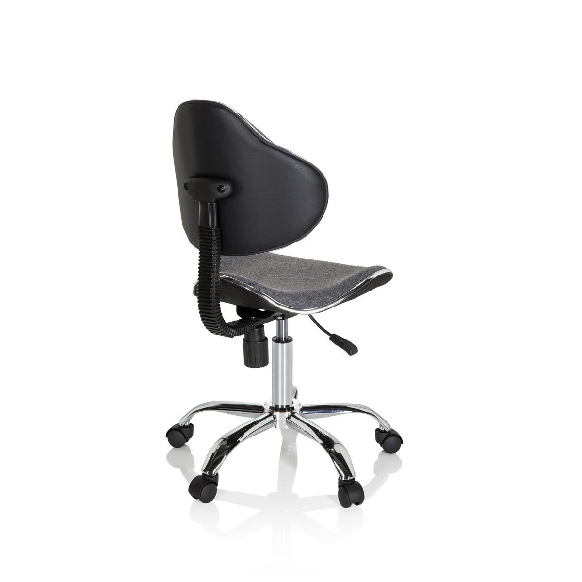 Mladinski Vrtljivi Stol Kiddy Gti 3, Siva - siva, Basics, umetna masa (47/87-98/49cm) - MID.YOU
