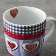 Kaffeebecher aus Keramik 2-teilig ''Heidi'' - Multicolor, Keramik (8,5/10,4cm) - Bessagi Home Kaffeebecher aus Keramik 2-teilig ''Heidi'' - Multicolor, Keramik (8,5/10,4cm) - Bessagi Home