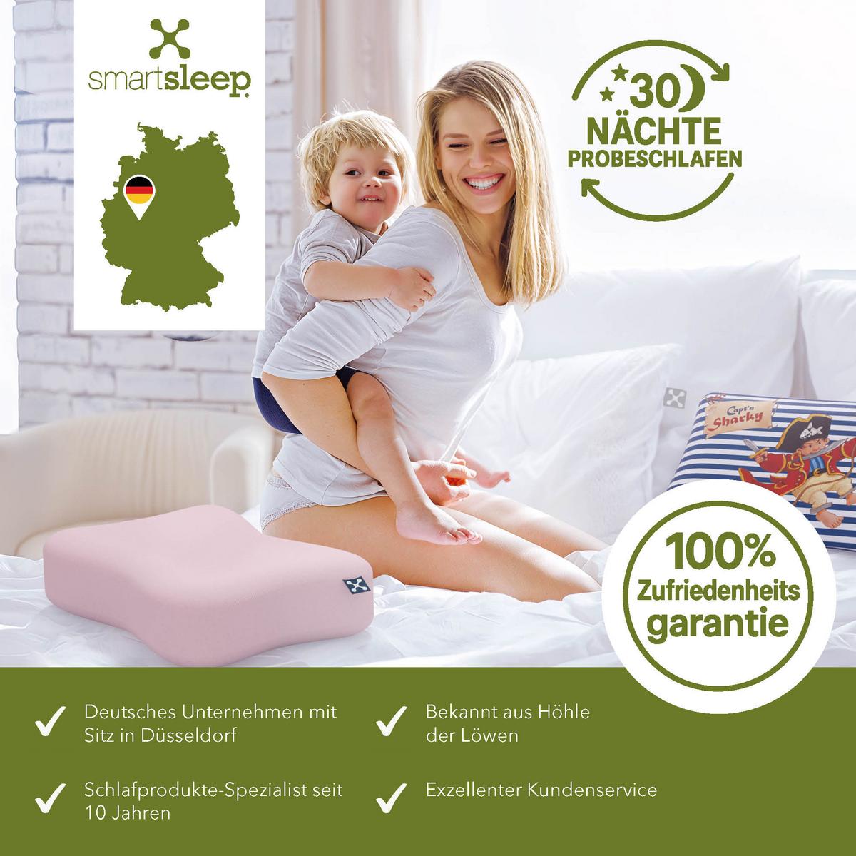 PODUSZKA POD KARK 1030080 - biały, Basics, tkanina (50/6/32cm) - Smartsleep