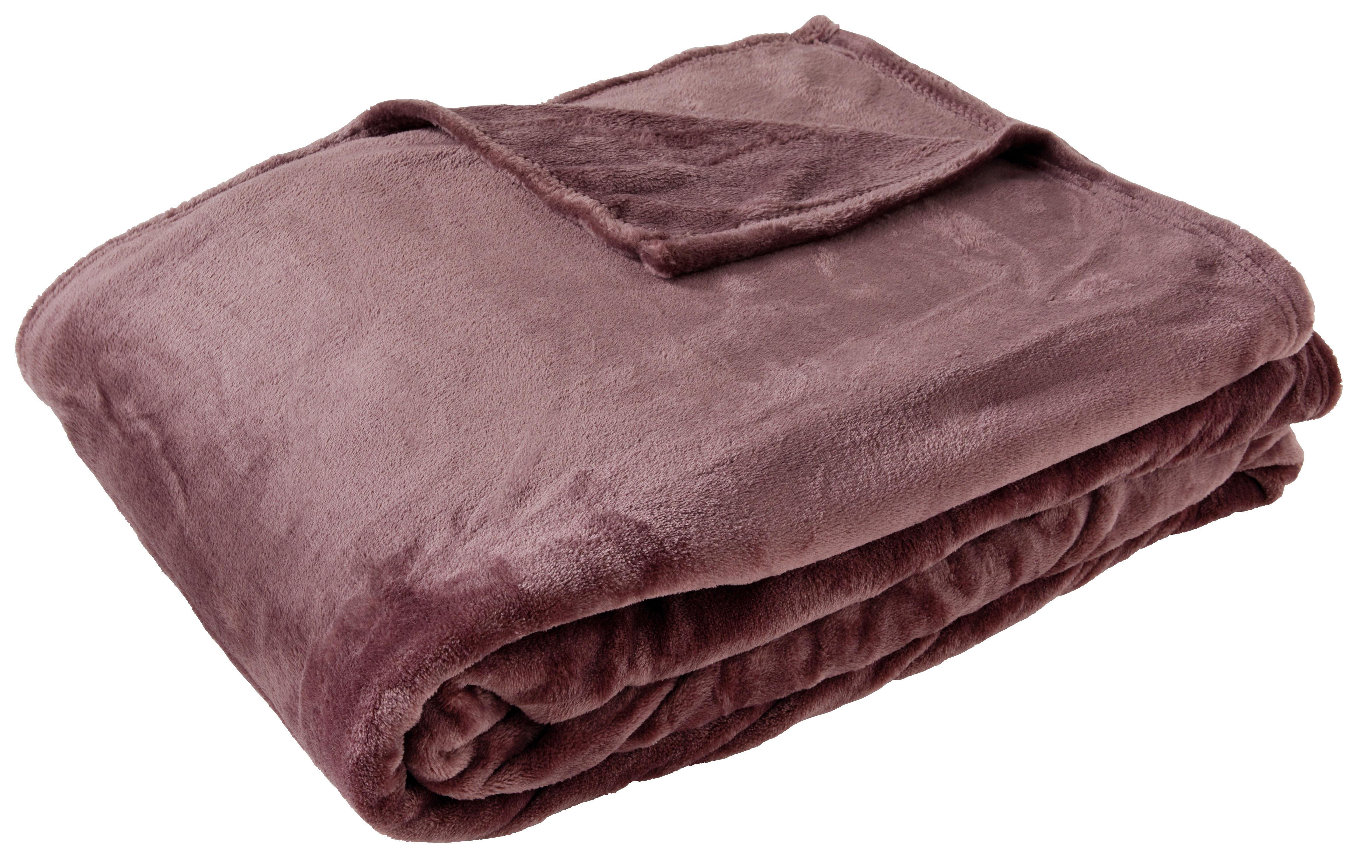 Pătură pufoasă Michael XXL - lila, textil (220/240cm) - Modern Living