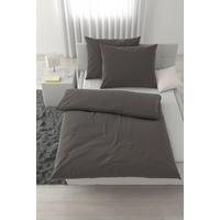 Lenjerie de pat Xenia Uni, 200/220/2x50/70 cm - antracit, Modern, textil (200/220cm) - Premium Living