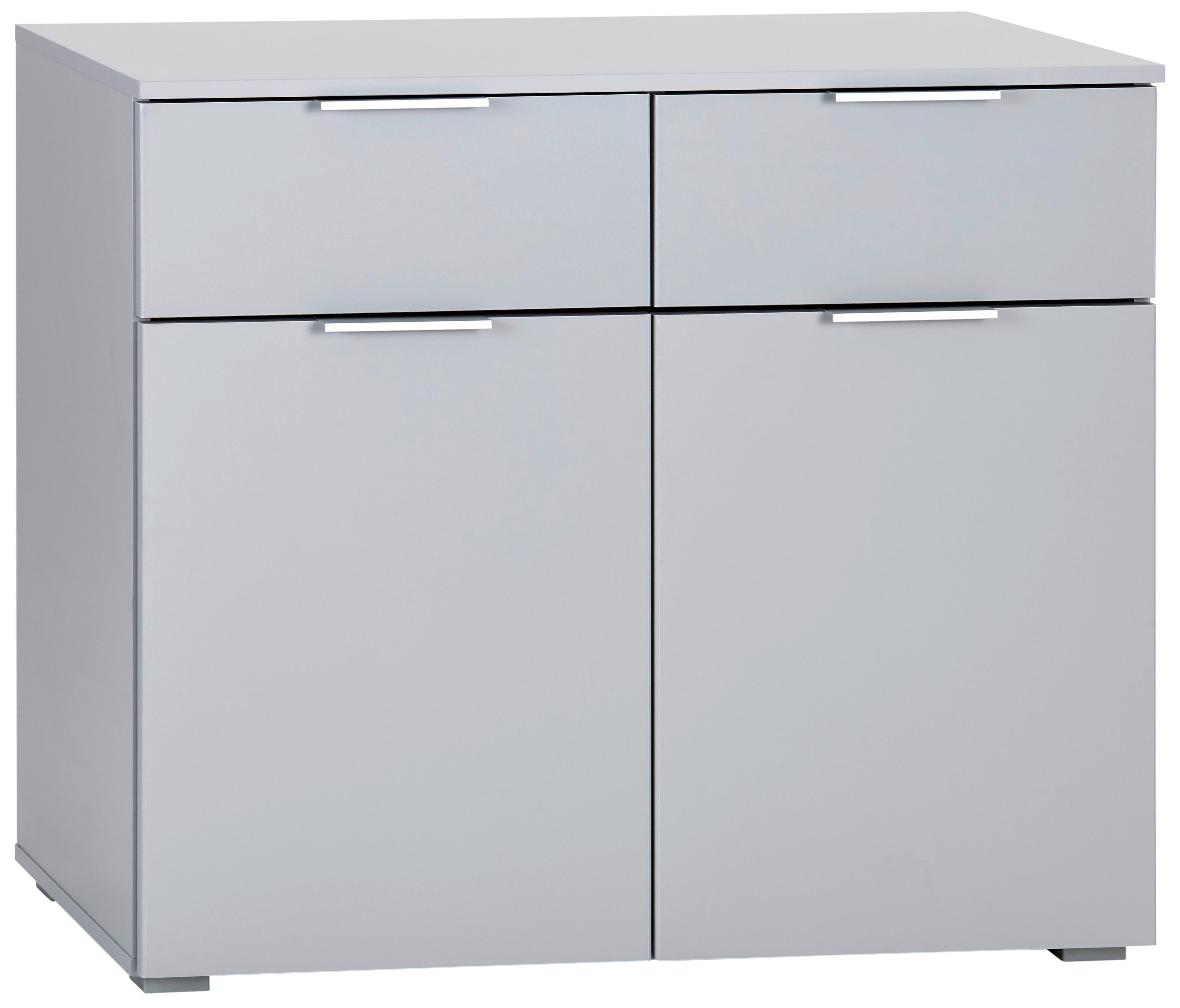 Comodă ALABAMA - gri deschis, Modern, material pe bază de lemn (93/81/42cm)