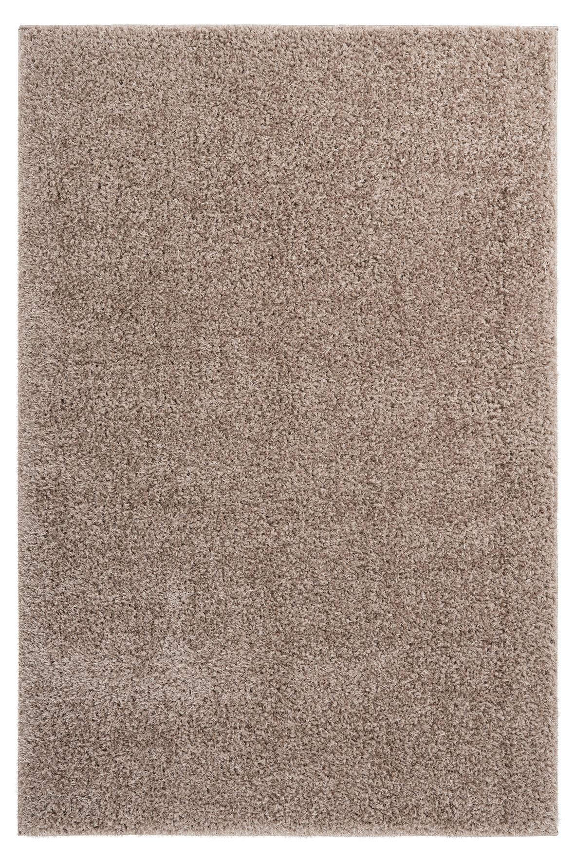 HOCHFLORTEPPICH MY EMILIA - Taupe, Konventionell, Textil (60/110cm) - Novel