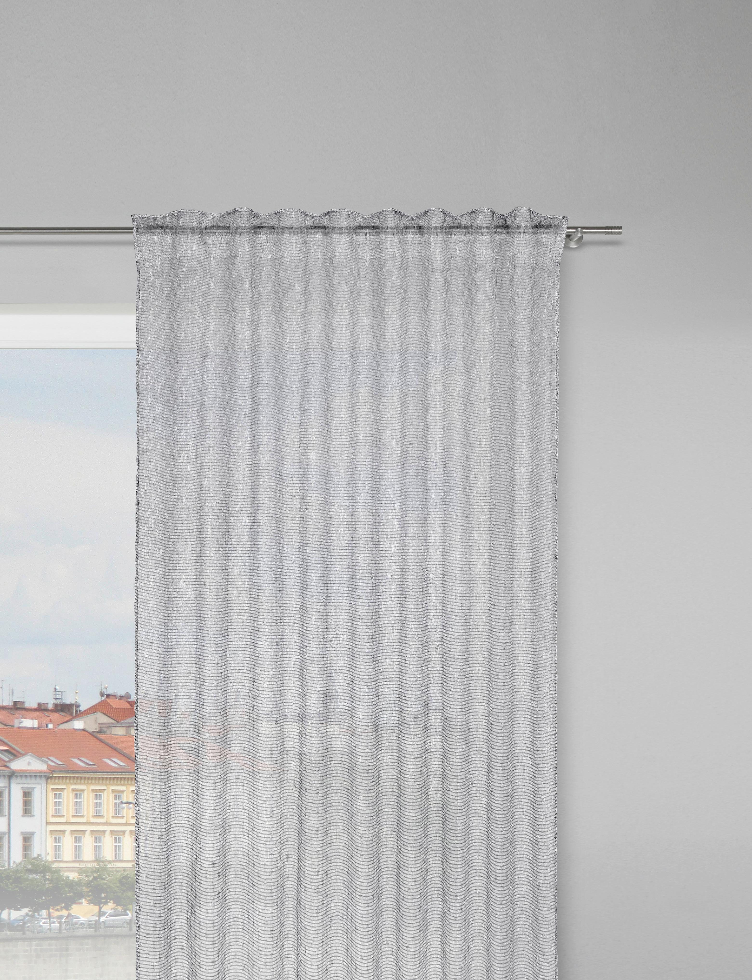 Gotova Zavjesa Holly - srebrne boje, Romantično / ladanjski, tekstil (135/245cm) - Modern Living