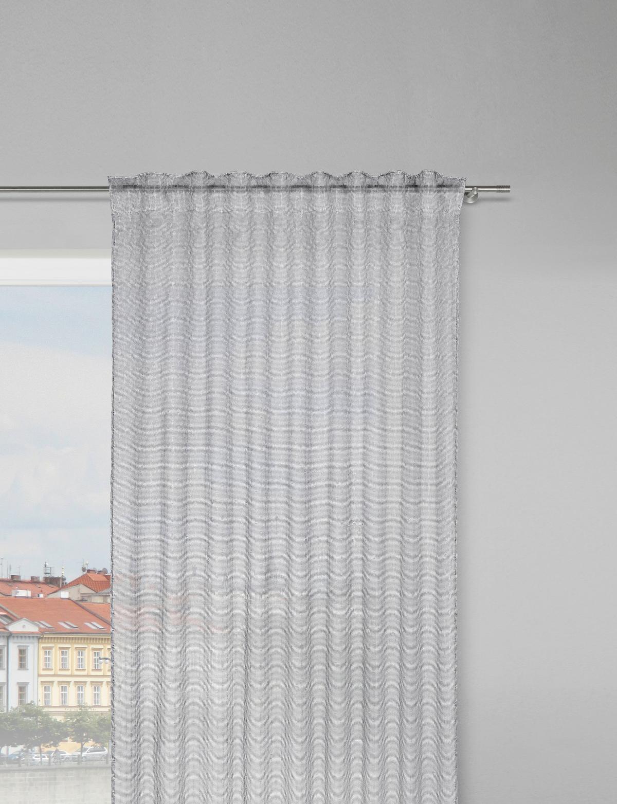 Gotova Zavjesa Holly - srebrne boje, Romantično / ladanjski, tekstil (135/245cm) - Modern Living