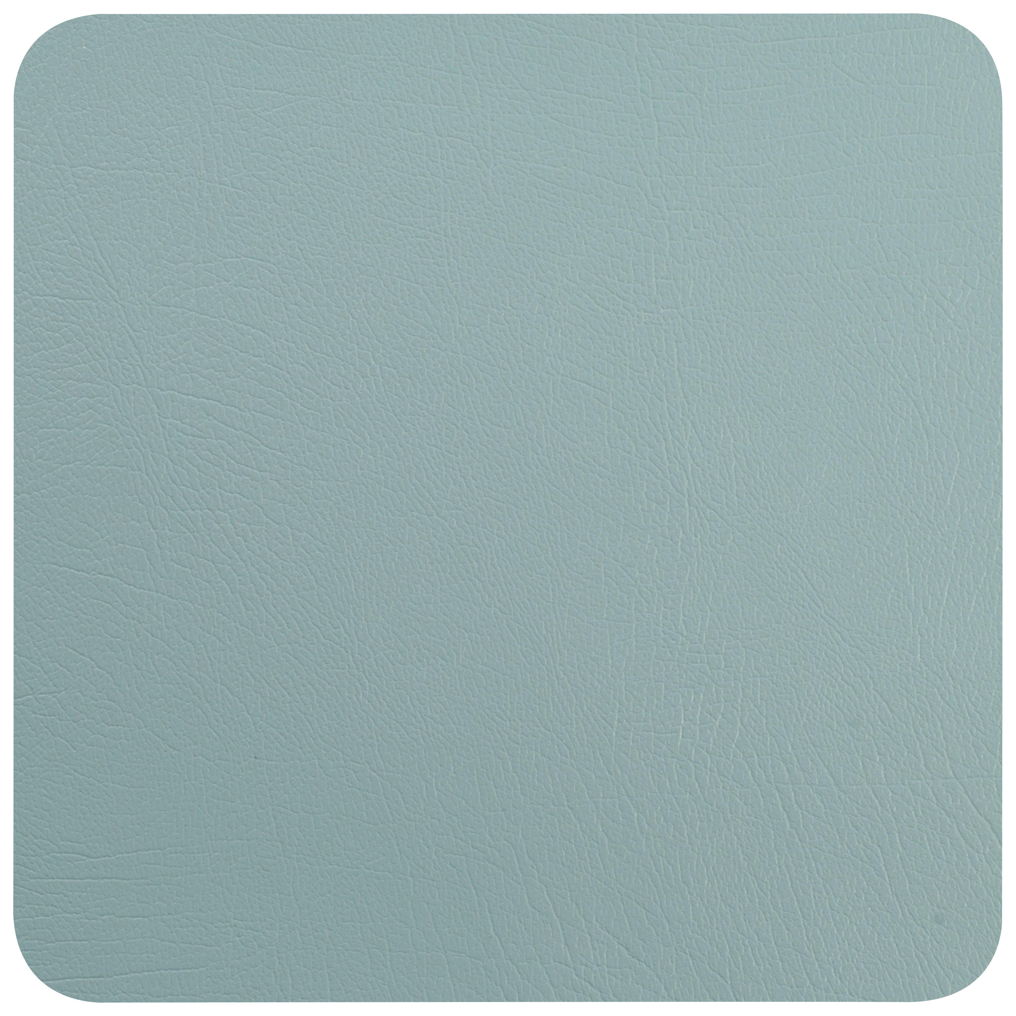 Alátét Jette - kék, bőr (10/10cm) - Premium Living