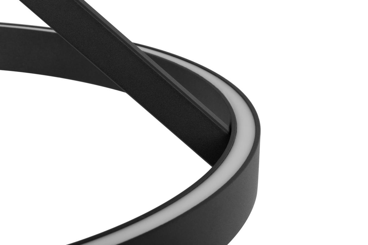 LAMPA WISZĄCA LED AERO *DK* - czarny, Design, metal (45/150cm) - Dieter Knoll