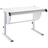 Mladinska Pisalna Miza Milo 3-In-1, Bela - modra/pink, Konvencionalno, kovina/leseni material (110/63-93/60cm) - Mömax