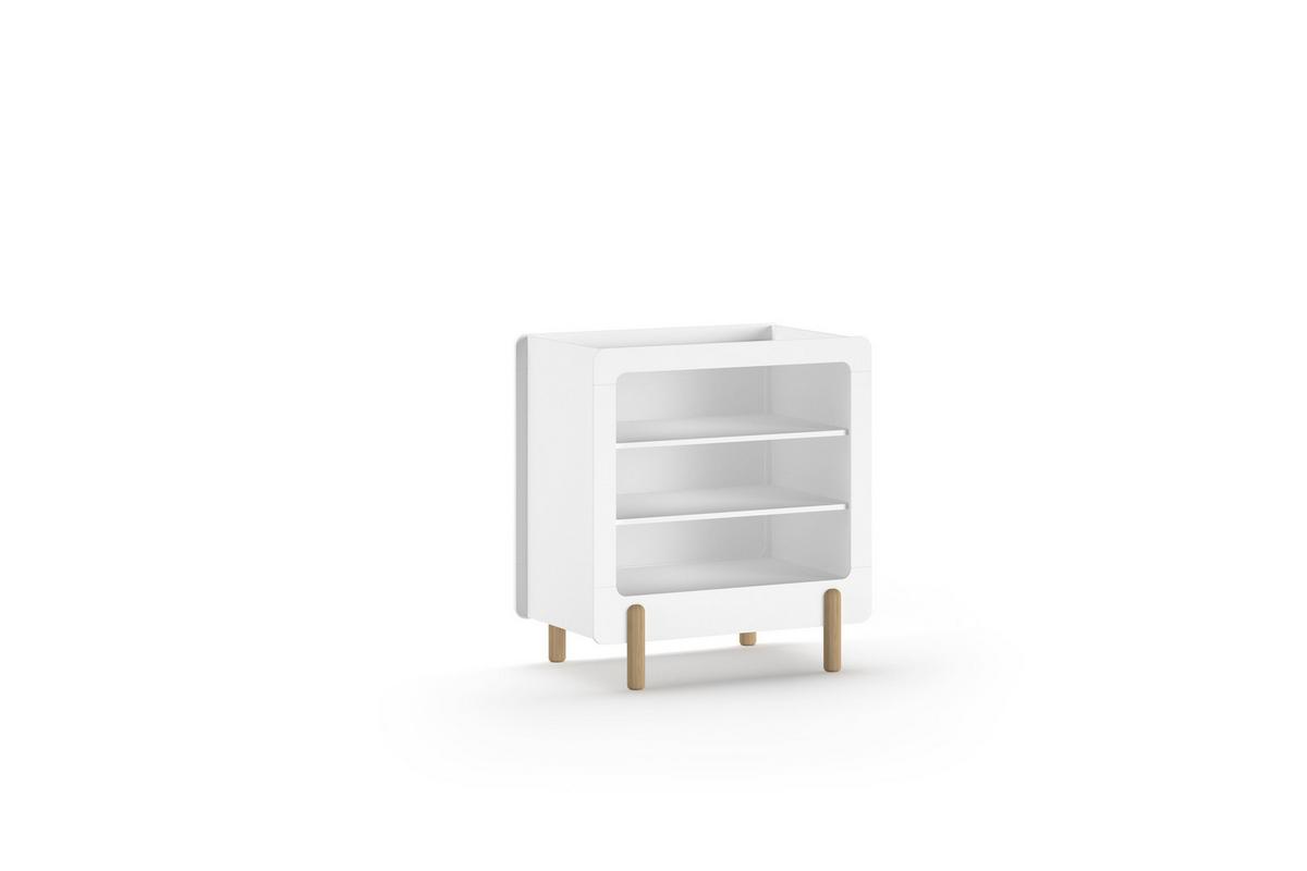 Wickelkommode Simple ca. 88x95,3x54,4 cm Weiß - MODERN, Holzwerkstoff (88/95,3/54,4cm) - MID.YOU