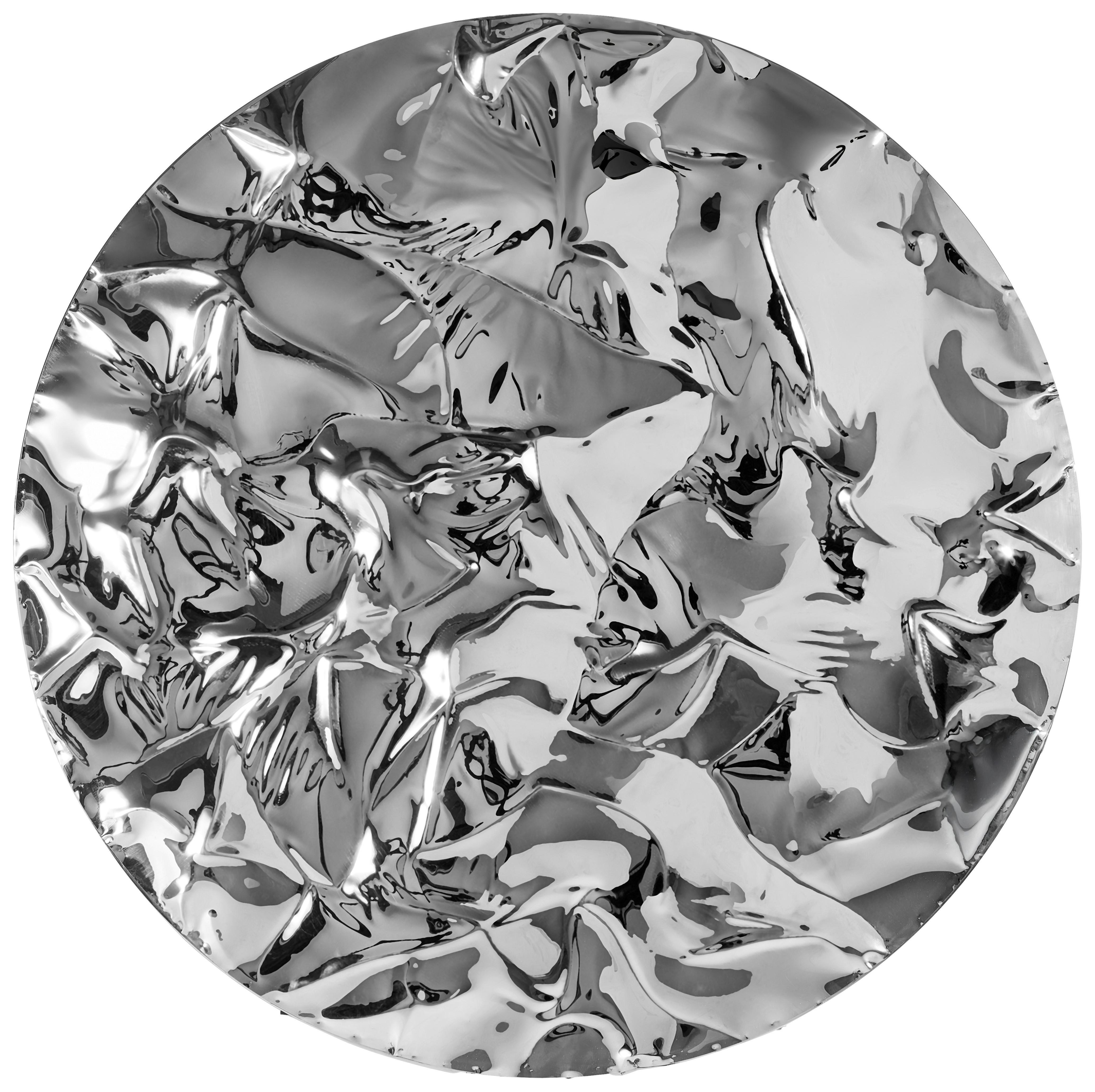 DEKORACJA ŚCIENNA WANDOBJEKT AMARILLO - kolor srebrny, Basics, metal (59,8/2cm) - Boltze Home