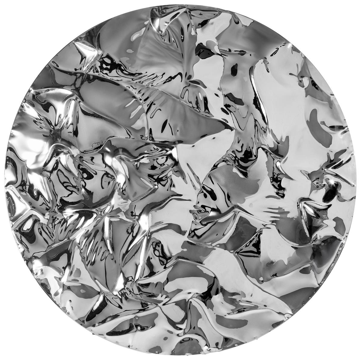 DEKORACJA ŚCIENNA WANDOBJEKT AMARILLO - kolor srebrny, Basics, metal (59,8/2cm) - Boltze Home