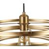 HANGLAMP SILVAIN - Zwart/Messingkleuren, Modern, Kunststof/Metaal (40/120cm) - Modern Living
