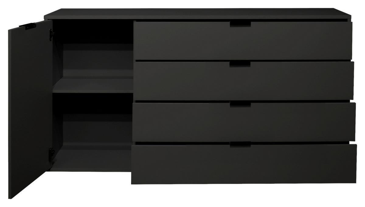 Sideboard in Anthrazit - Anthrazit, Modern (168/87/45cm) - Premium Living