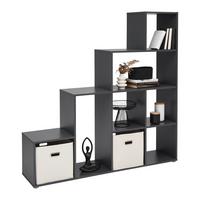 Regal Cassa 2 Anthrazit - Anthrazit, KONVENTIONELL, Holzwerkstoff (148/150/35cm) - Mömax