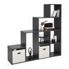 HYLLA CASSA 2 -EXKLUSIV- - antracit, Klassisk, trämaterial (148/150/35cm) - Mömax