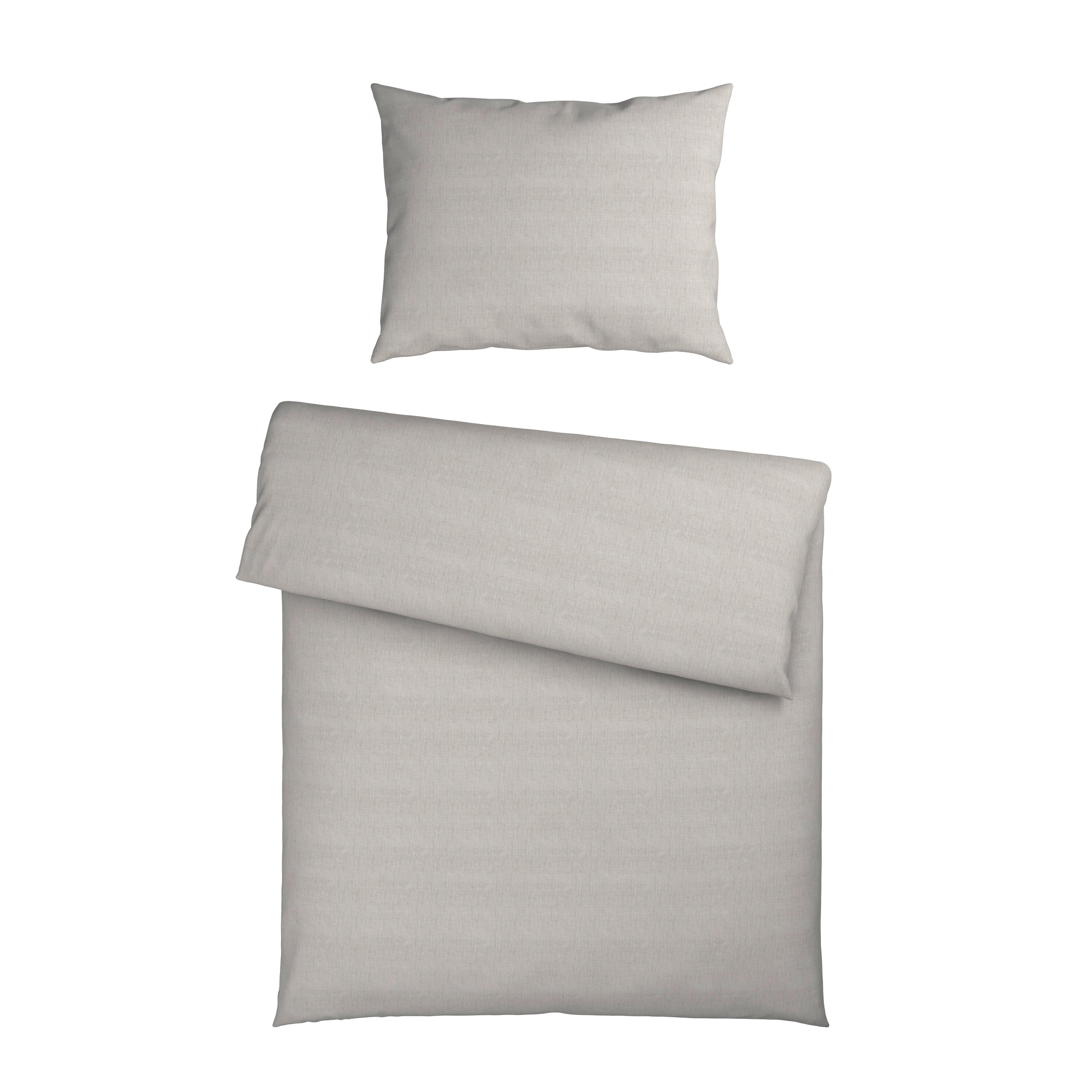 Posteljina Ty 140x200/60x80cm - svijetlo siva, tekstil (200/140cm) - Mömax