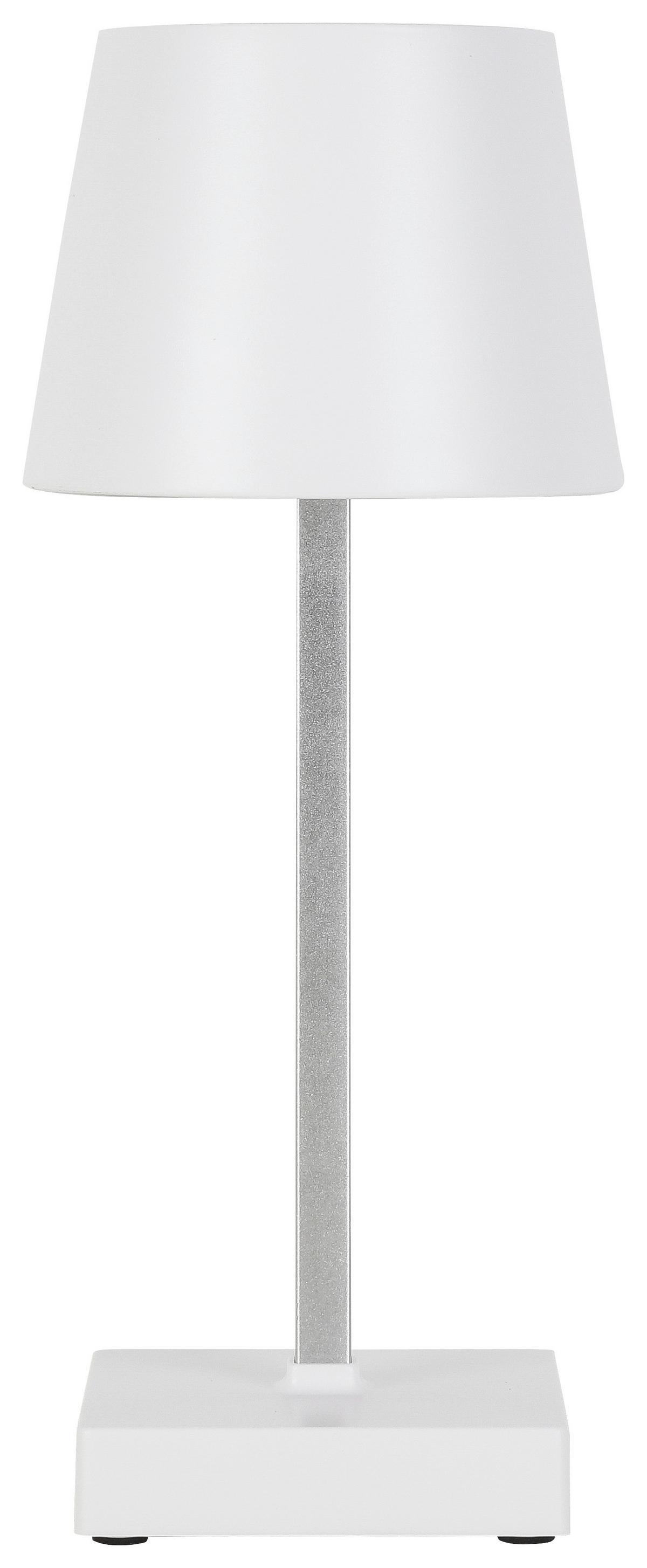 Led-dekorativna Svjetiljka Gopi - bijela/srebrne boje, Romantično / ladanjski, metal/plastika (10,5/26cm) - Modern Living