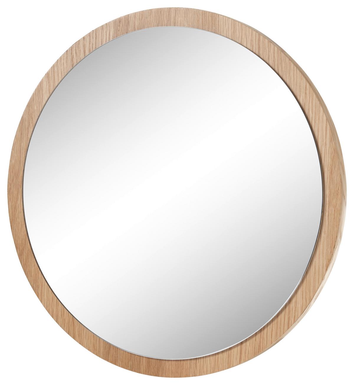 LUSTRO ŚCIENNE AGRA - kolor dębowy, Natur, materiał drewnopochodny/drewno (40/40/2cm)