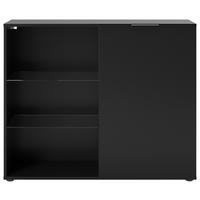 WITRYNA DARK 3 - czarny, Konventionell, materiał drewnopochodny/tworzywo sztuczne (100/81/32cm) - MID.YOU