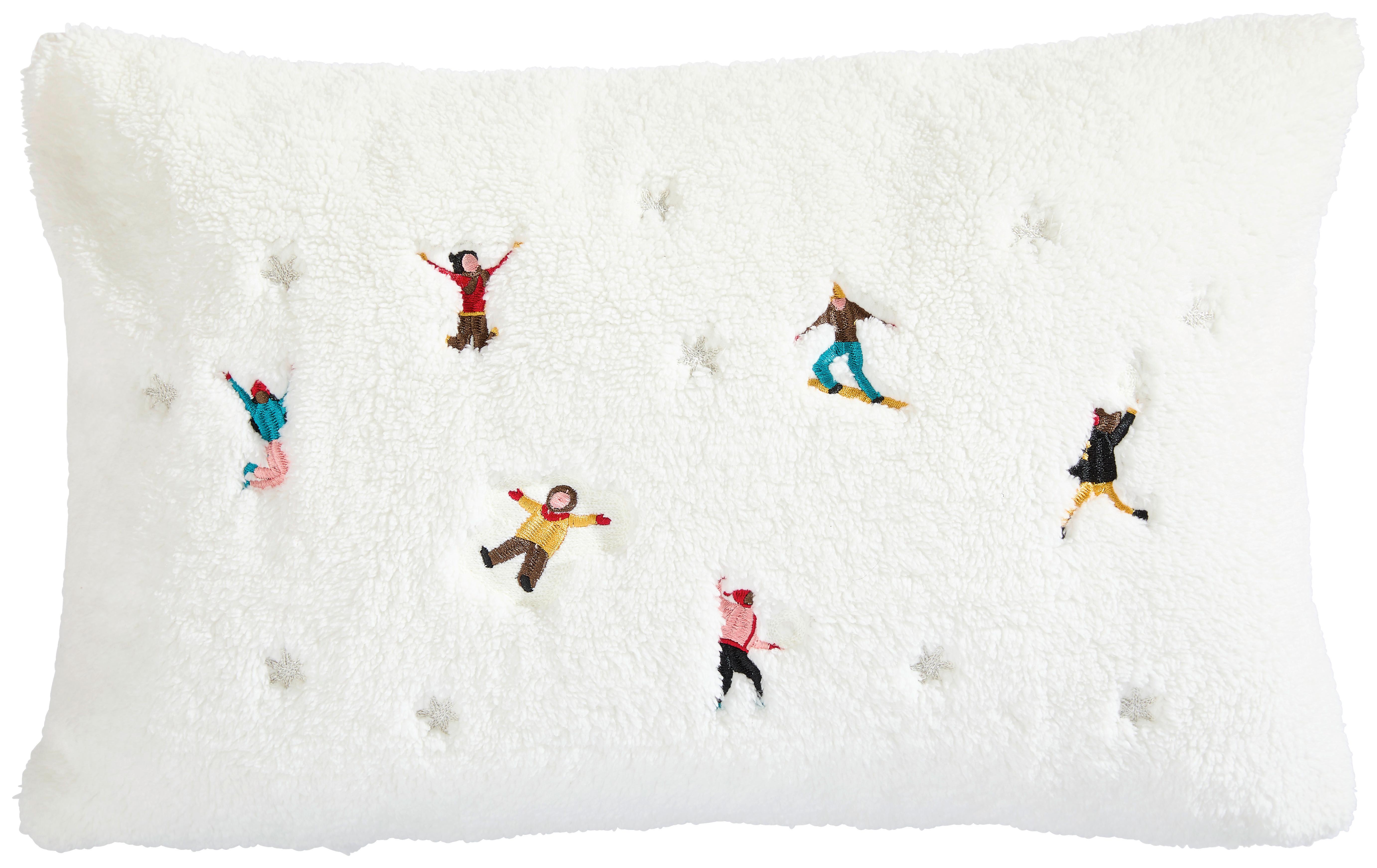 POSZEWKA NA PODUSZKĘ WINTERWORLD - biały, Design, tkanina (40/60cm) - X-Mas