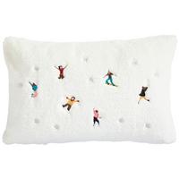 POSZEWKA NA PODUSZKĘ WINTERWORLD - biały, Design, tkanina (40/60cm) - X-Mas