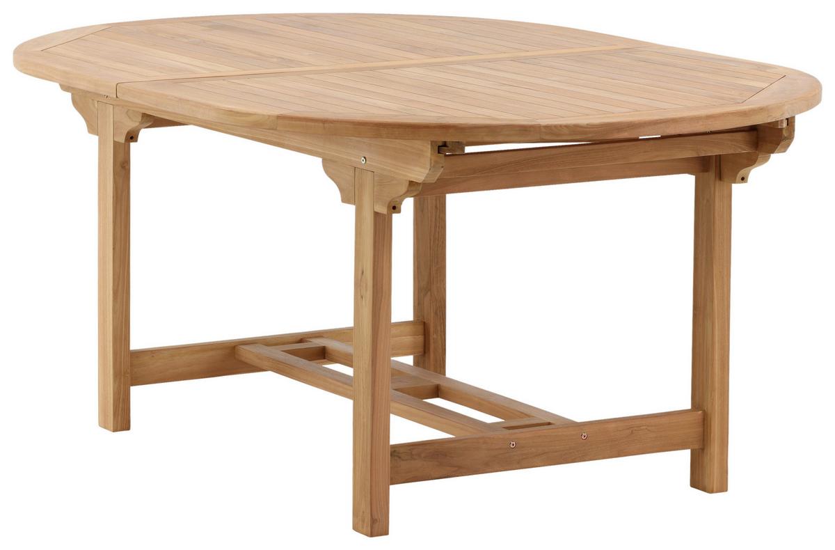 GARTENTISCH KENYA - Teakfarben, KONVENTIONELL, Holz (180/120/75cm) - Gardenson