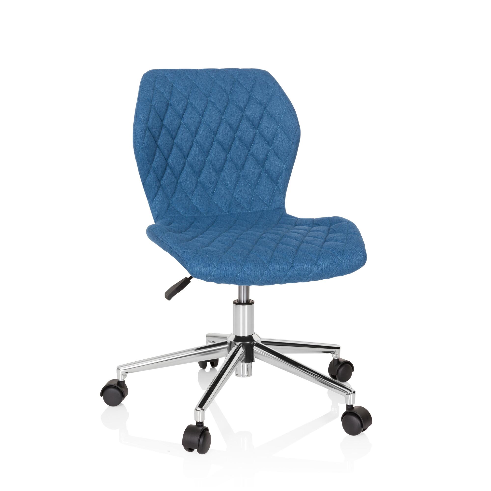 Jugenddrehstuhl Joy II ca. 47x73-83x43 cm Blau - Blau, Basics, Kunststoff/Textil (47/73-83/43cm) - MID.YOU