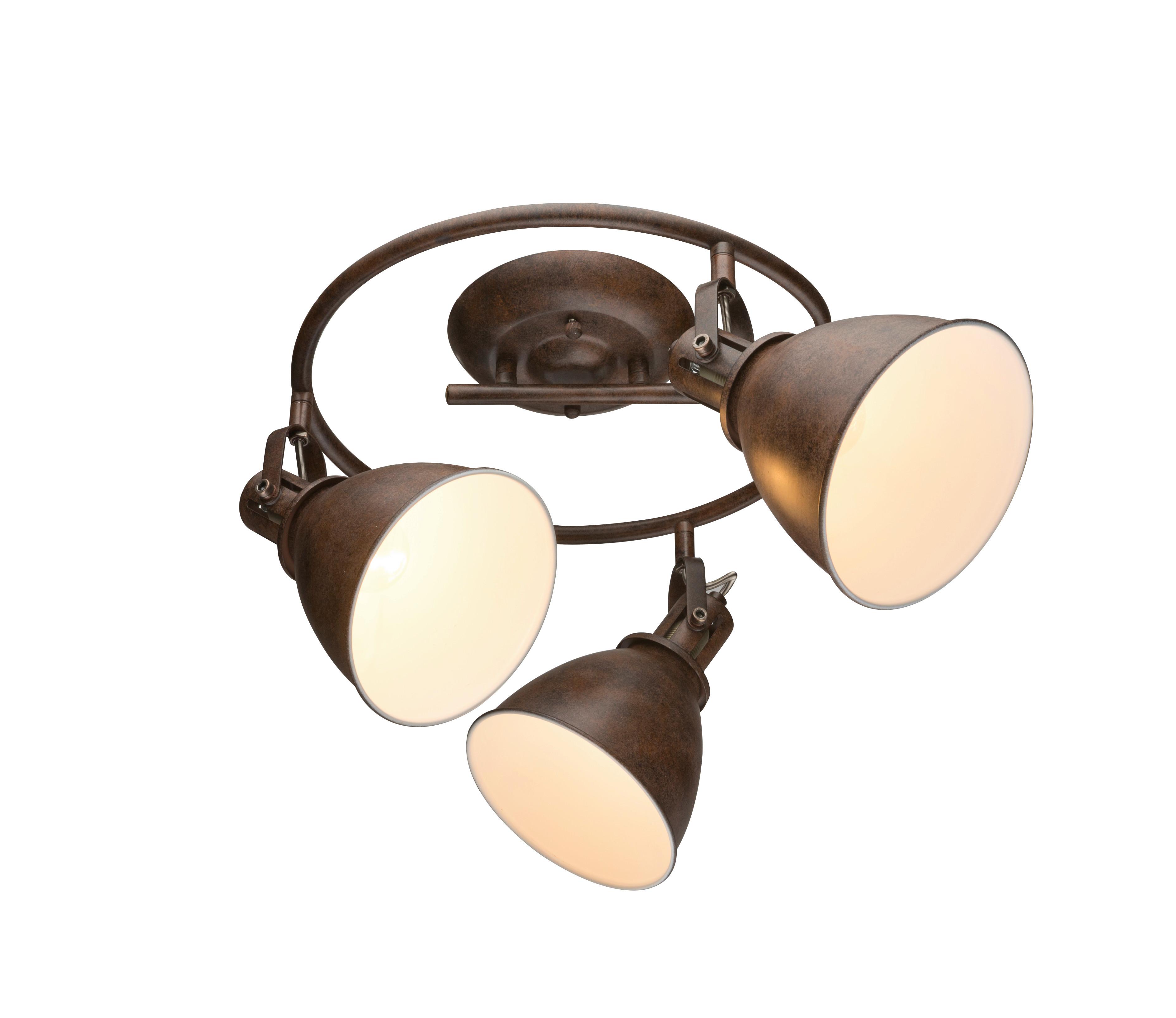 LAMPA REFLEKTOROWA 54647-3 *MB* - kolor rdzawy, Lifestyle, metal (33/21cm) - Globo
