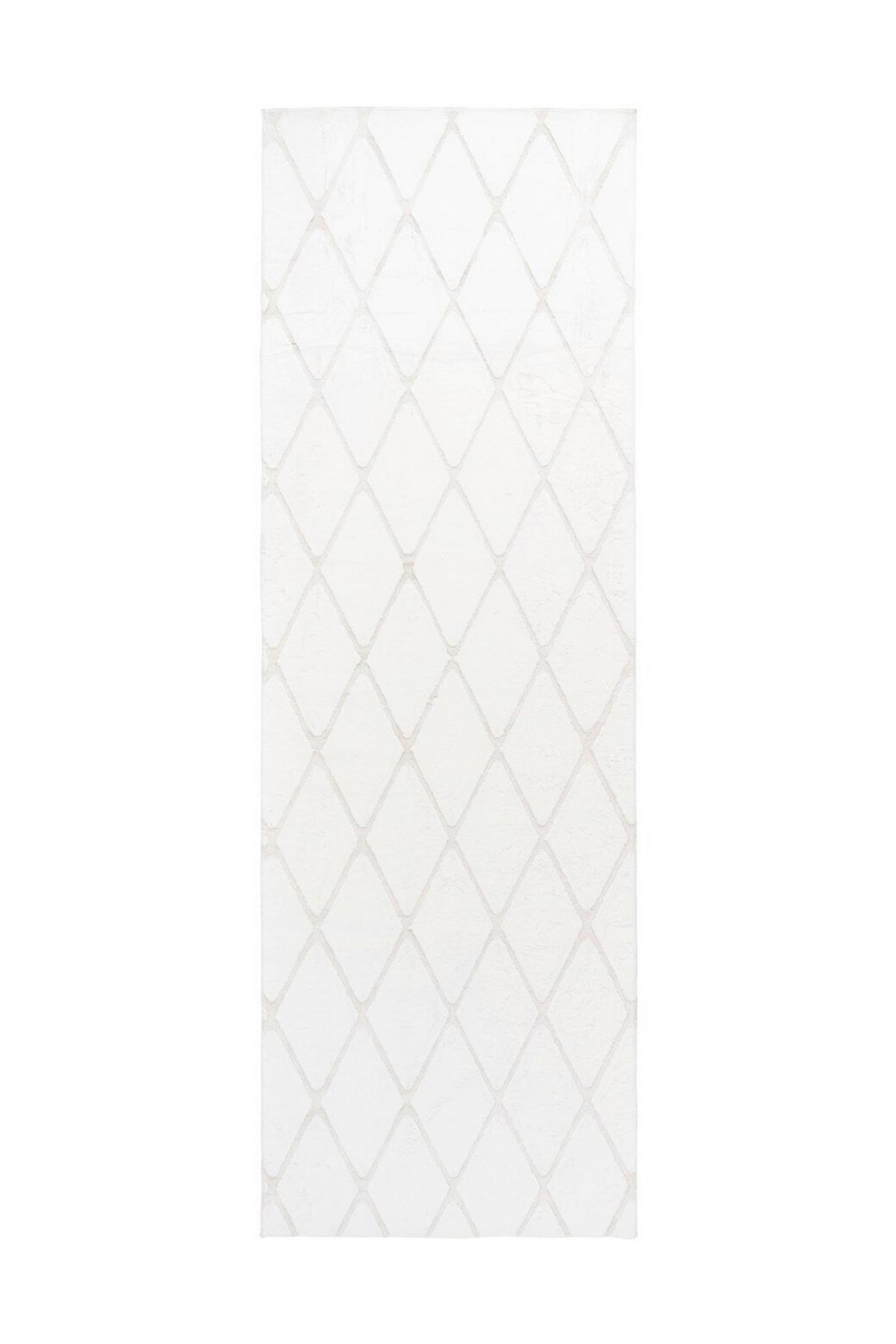 TEPPICH VIVICA 225 WEIß / CREME - Weiss/Creme, Konventionell, Textil (80/250cm) - Kayoom