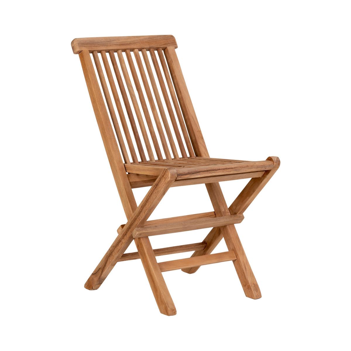 Kinderklappstuhl-Set Toledo Teak 2er-Set - Teakfarben, MODERN, Holz (31/58/42cm) - Gardenson
