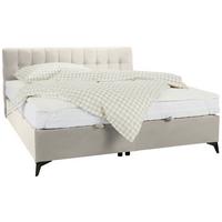Box Krevet Magic - bež/crna, Konvencionalno, drvni materijal/tekstil (160/200cm) - Modern Living