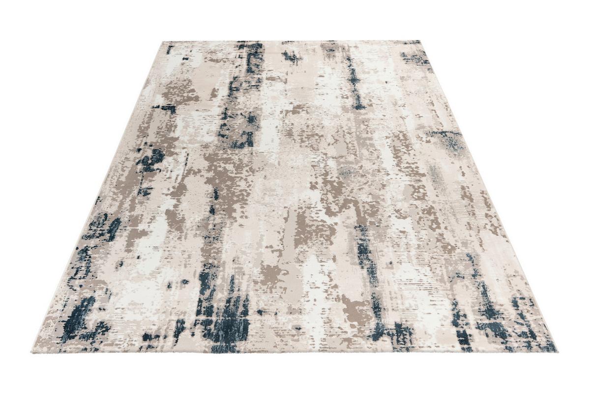 Webteppich My Phoenix Blau/Beige ca. 160x230cm - Blau, Design, Textil (160/230cm) - Obsession