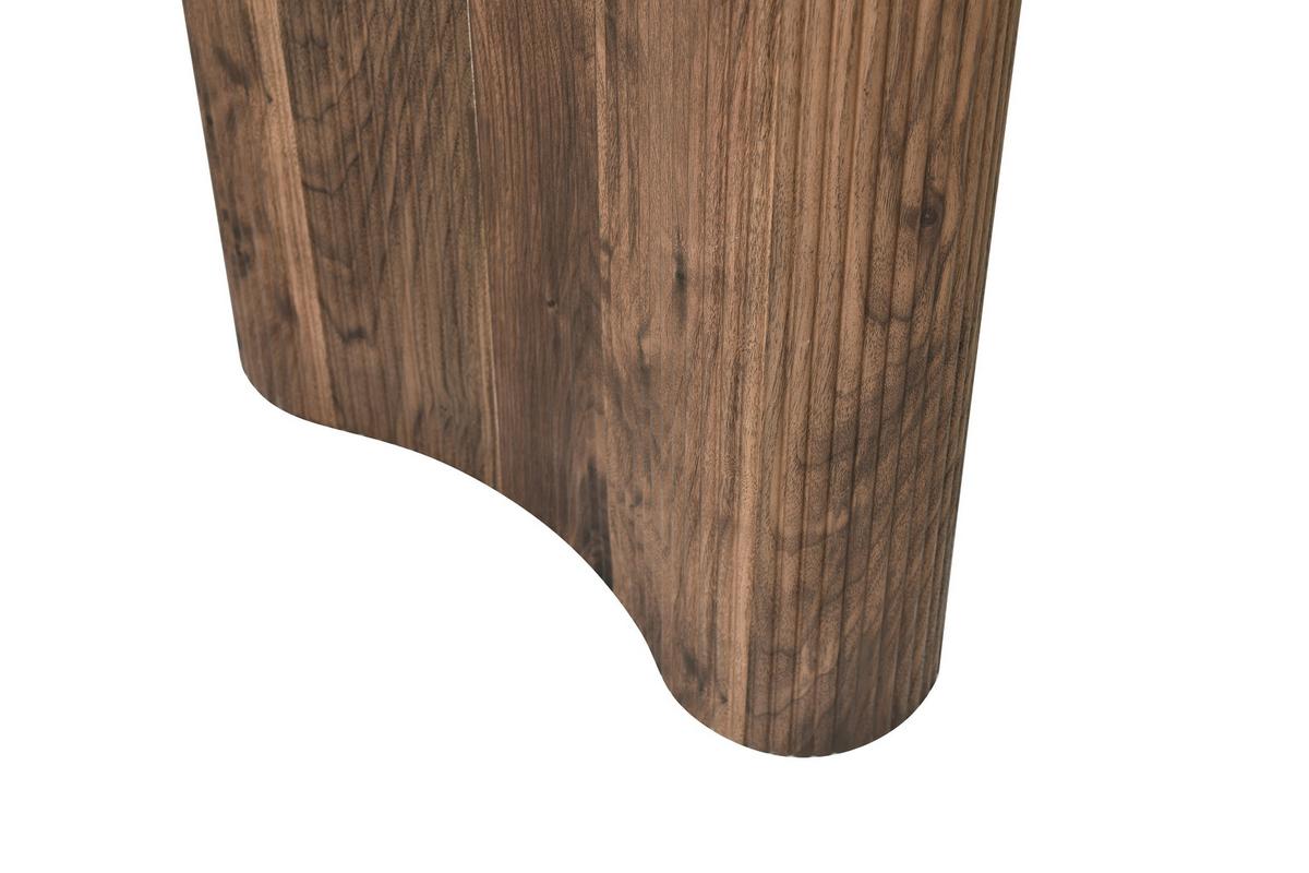 Jedilna Miza Edda, Barva Oreha, 180x90 - barva oreha, Basics, leseni material (180/90/75cm) - Livetastic