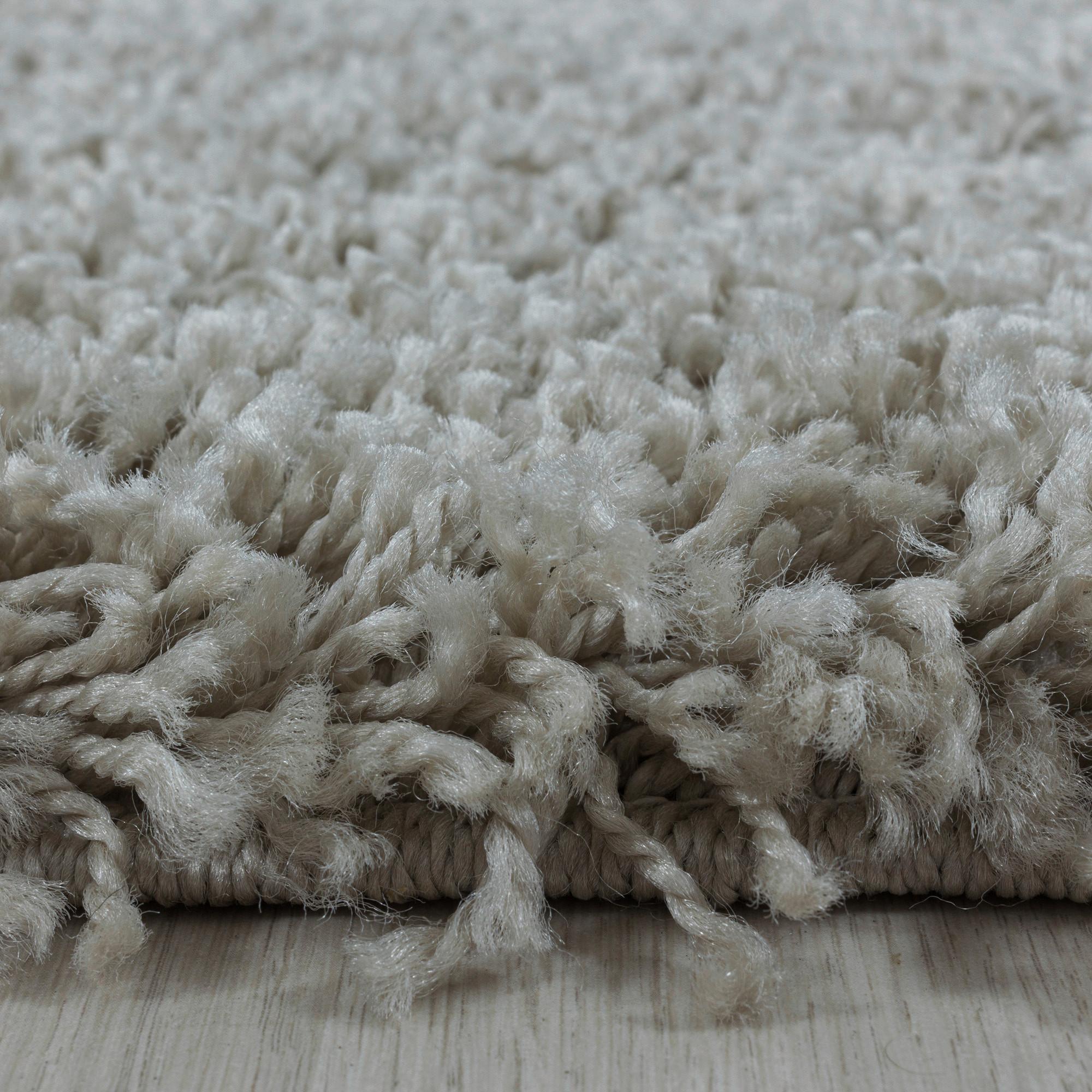 Hochflorteppich Sydney Naturfarben Ø ca. 160cm - Naturfarben, Basics, Textil (160cm)